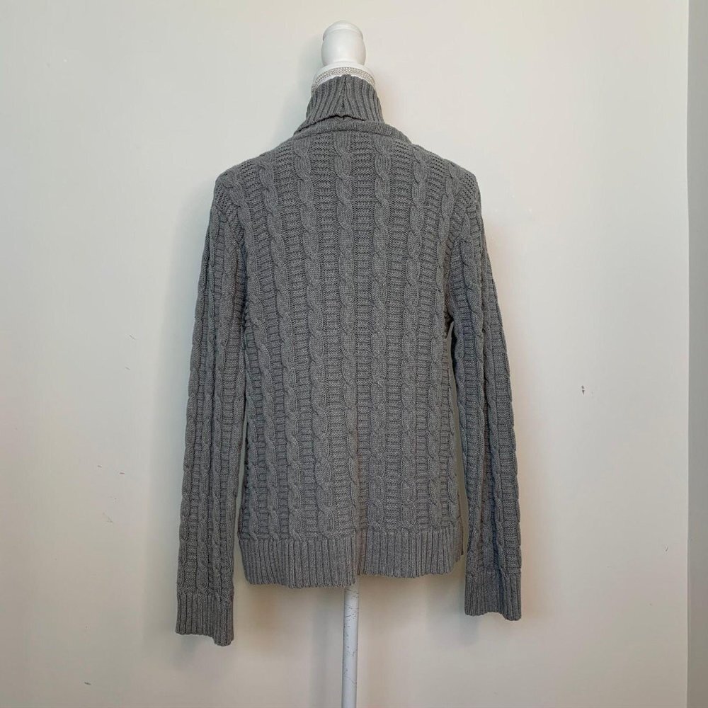Jeanne Pierre SZ L 100% Cotton grey sweater womens - Picture 2 of 5